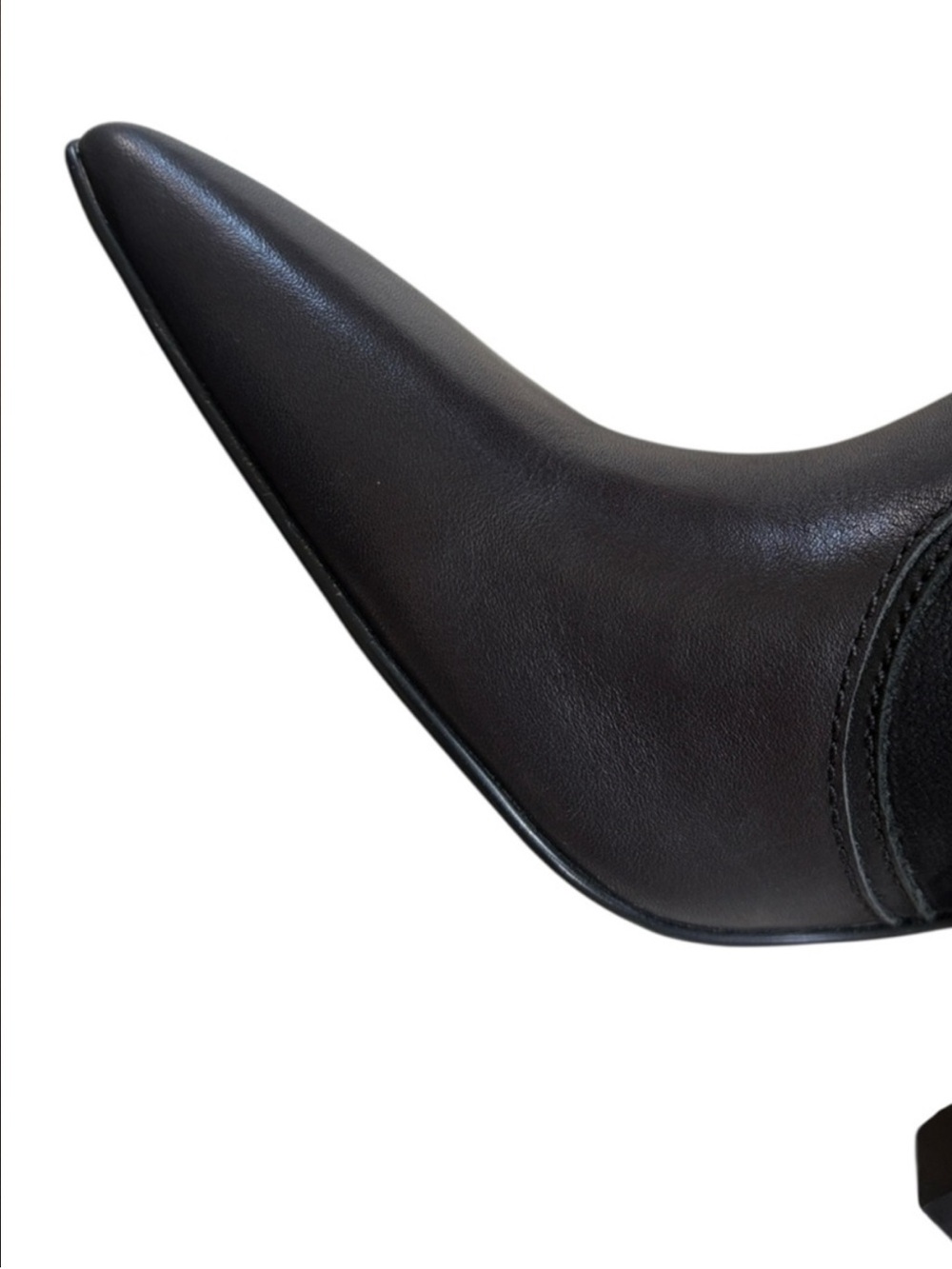 EUC Dolce Vita Leather Noraya Western Heeled Boots Black Size 7.5 - Picture 6 of 9